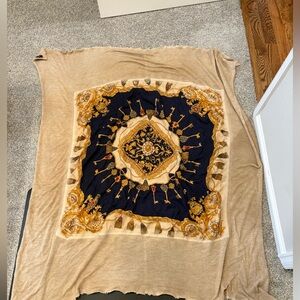 Avant Toi Luxurious Tan Scarf